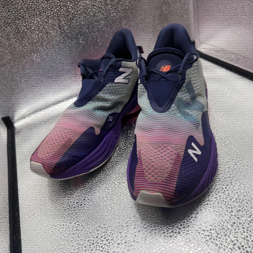 Size 13 New Balance FuelCell Rebel v2 Mens Purple Good Running Shoes MRBLTH1